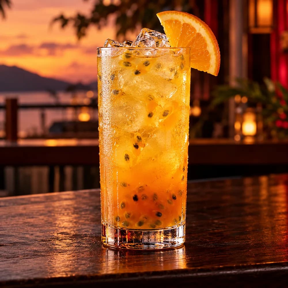 Fotografía ilustrativa de Gin Tropical
